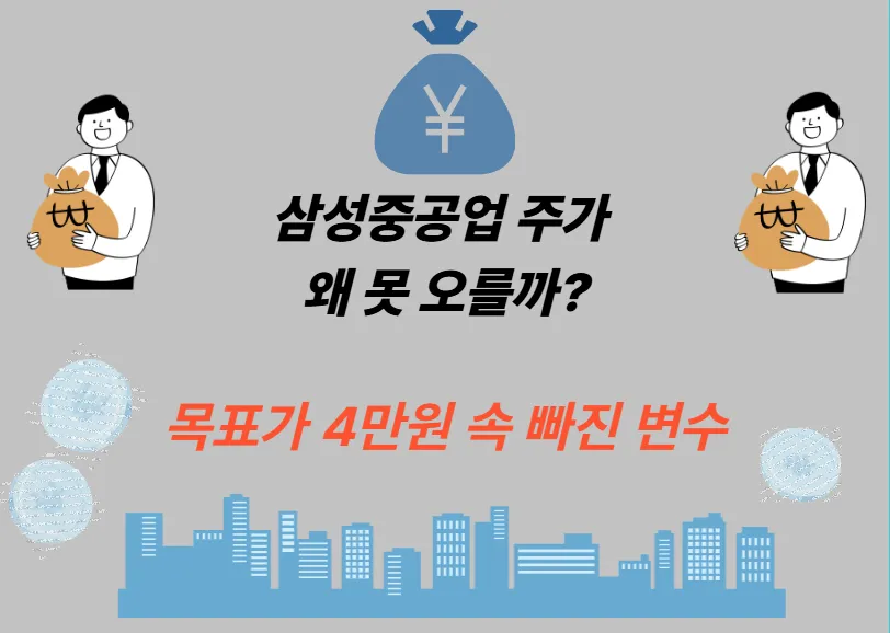 삼성중공업 주가 왜 못 오를까? 목표가 4만원 속 빠진 변수
