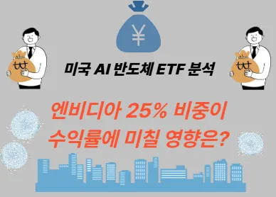 미국 AI 반도체 ETF 분석, 엔비디아 25% 비중이 수익률에 미칠 영향은?