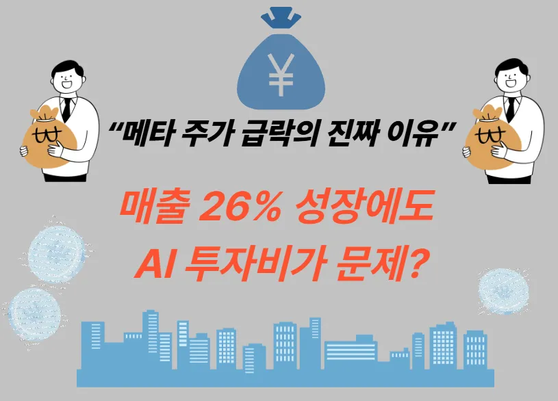 “돈은 더 벌었는데 주가는 왜 빠질까?” META 3분기 실적발표 분석