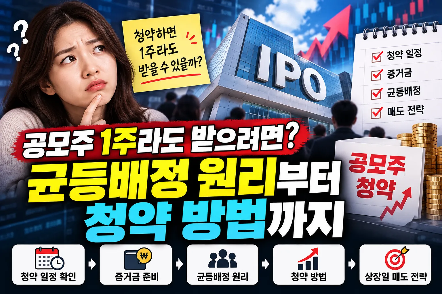 “공모주 1주라도 받으려면?” 균등배정 원리부터 청약 방법까지  
