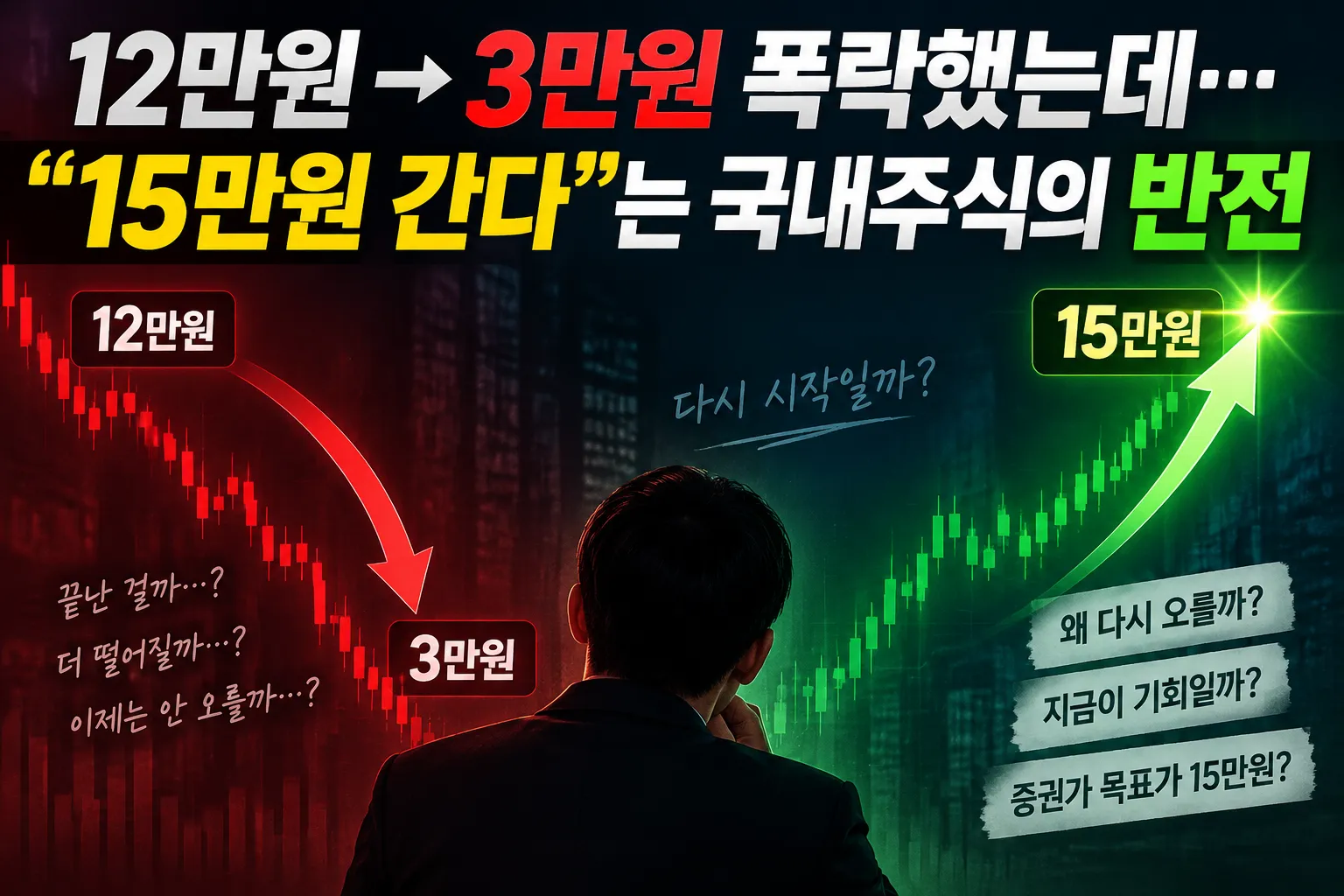   ​12만원→3만원 폭락했는데… “15만원 간다”는 국내주식의 반전