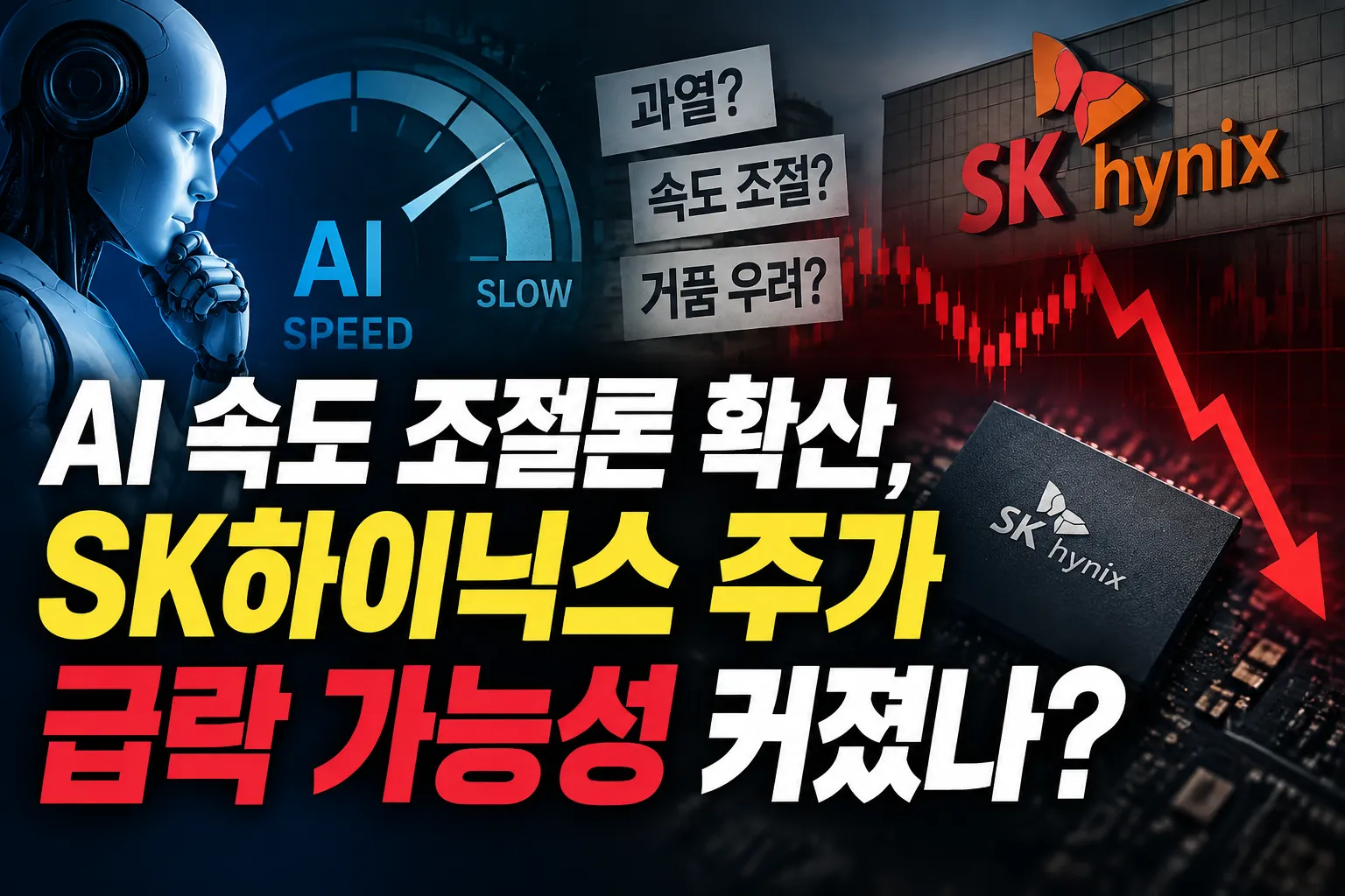 AI 속도 조절론 확산, SK하이닉스 주가 급락 가능성 커졌나?
