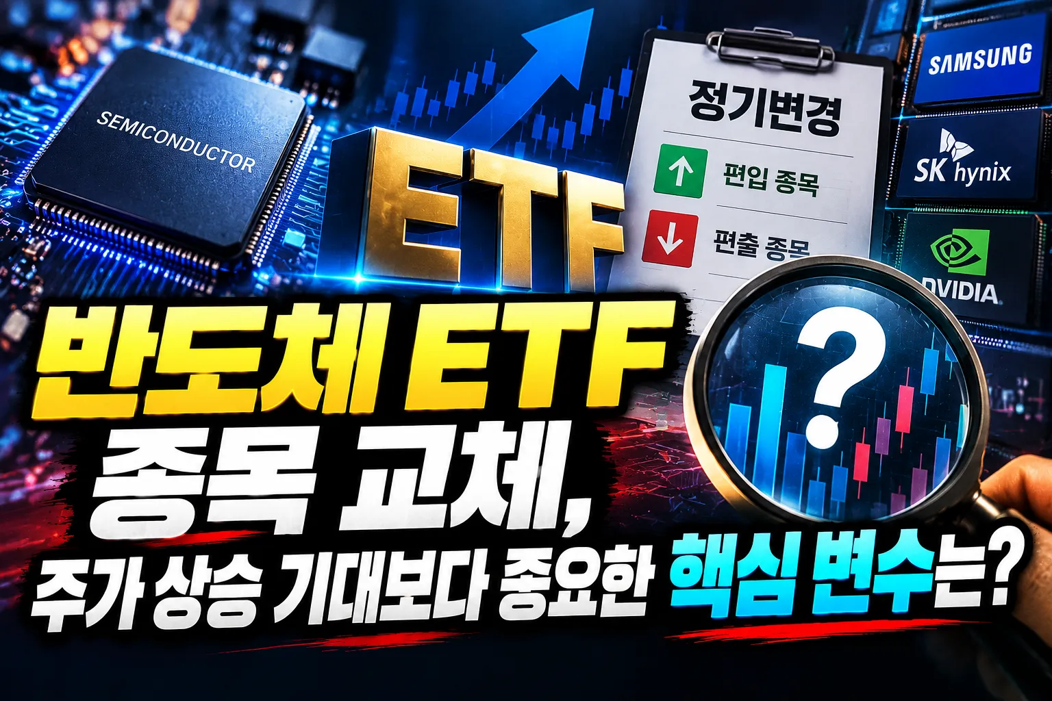 반도체 ETF 종목 교체, 주가 상승 기대보다 중요한 핵심 변수는? 