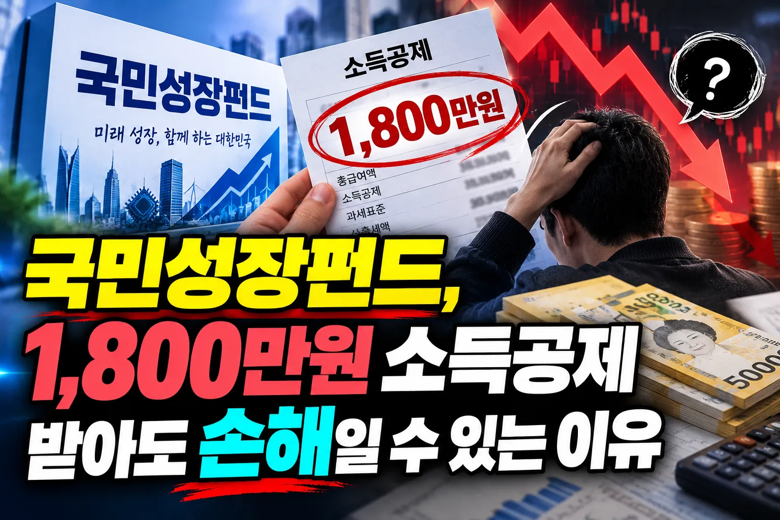  국민성장펀드, 1,800만원 소득공제 받아도 손해일 수 있는 이유