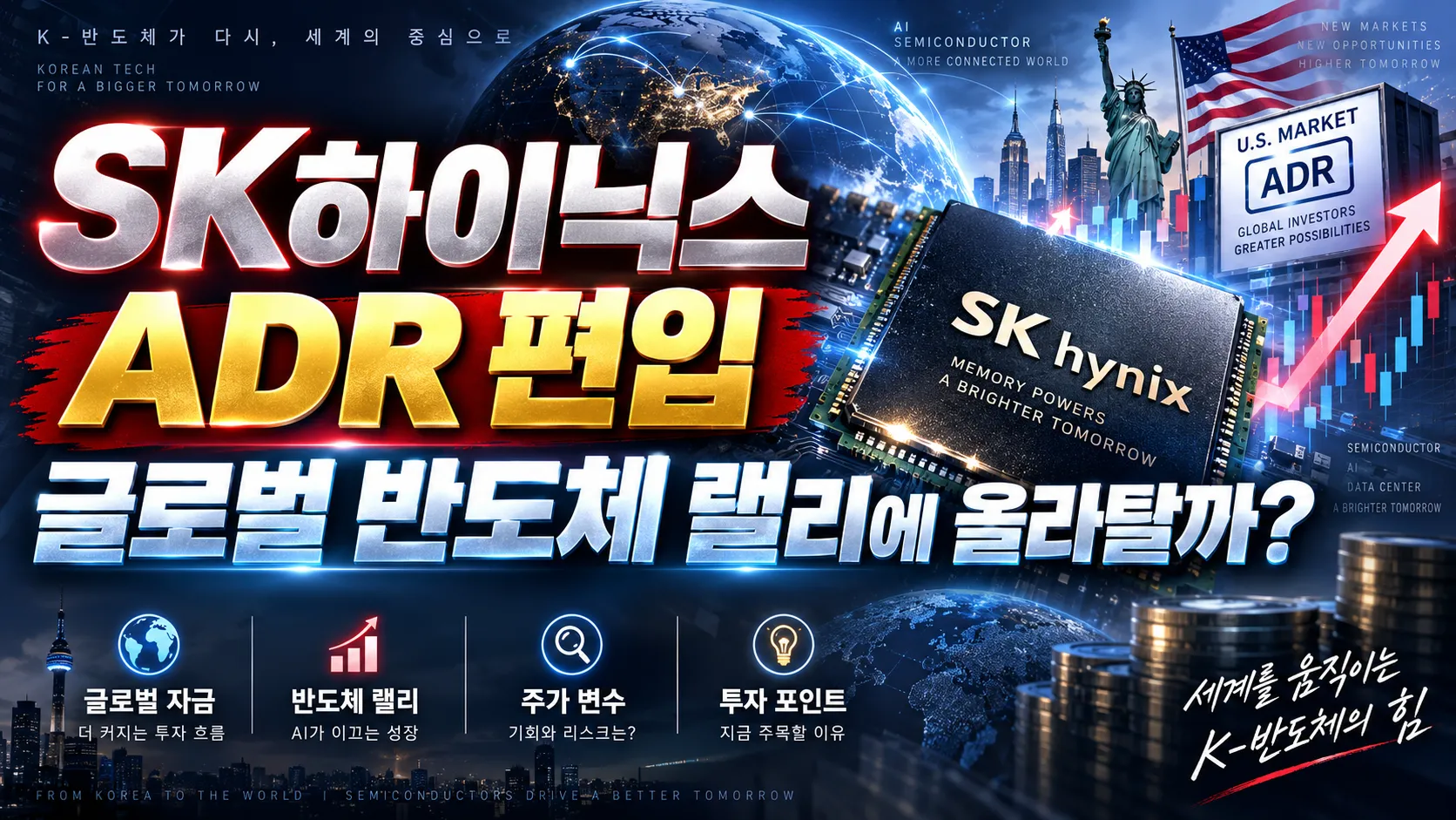 SK하이닉스 ADR 편입, 글로벌 반도체 랠리에 올라탈까?