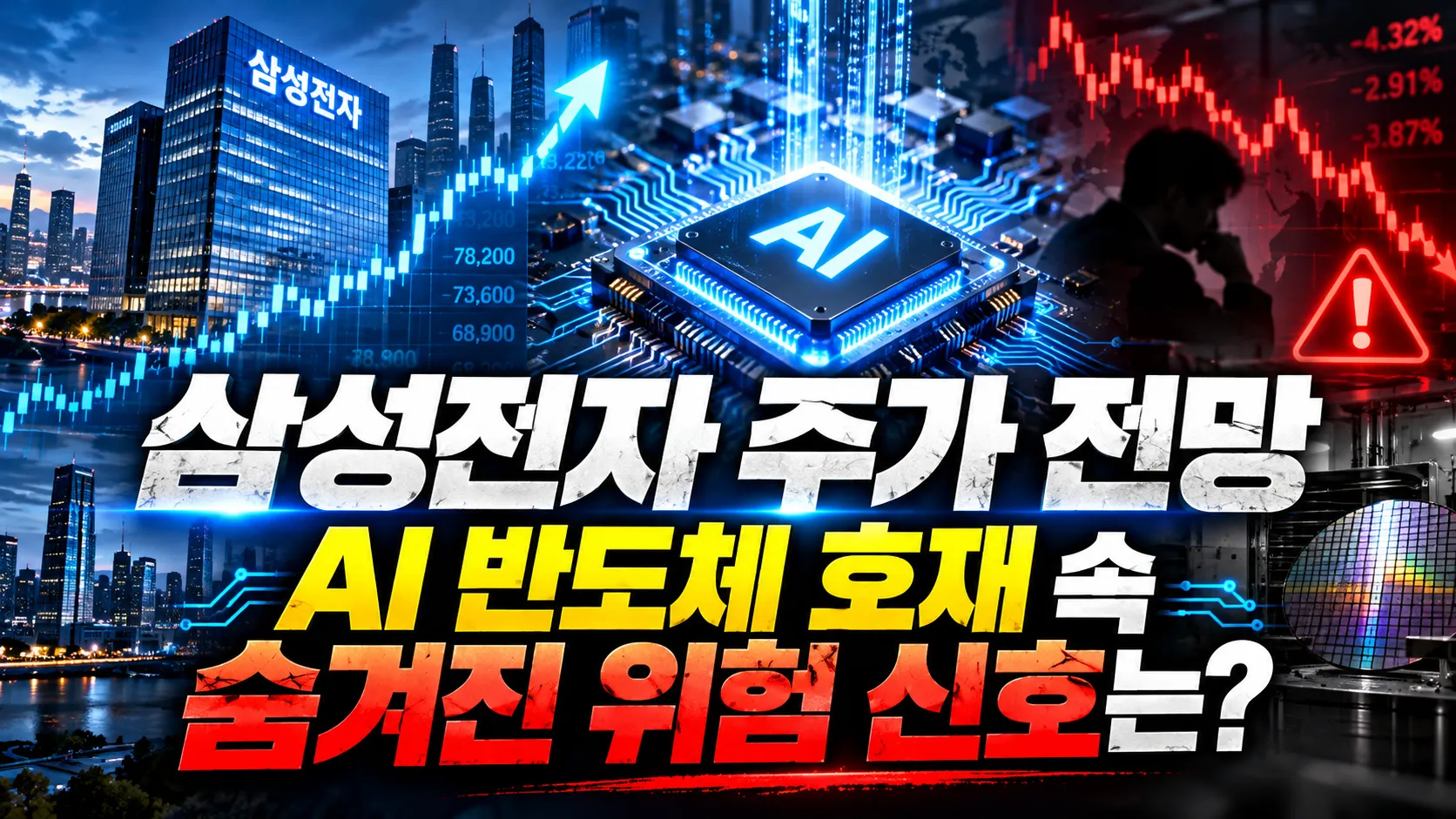 삼성전자 주가 전망, AI 반도체 호재 속 숨겨진 위험 신호는?  
