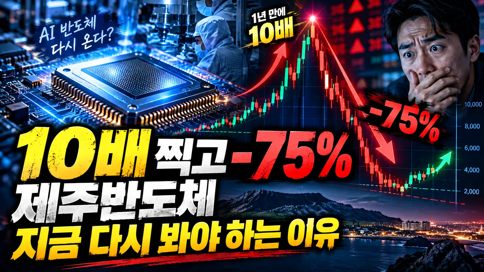 “1년 만에 10배 찍고 -75%” 제주반도체, 지금 다시 봐야 하는 이유