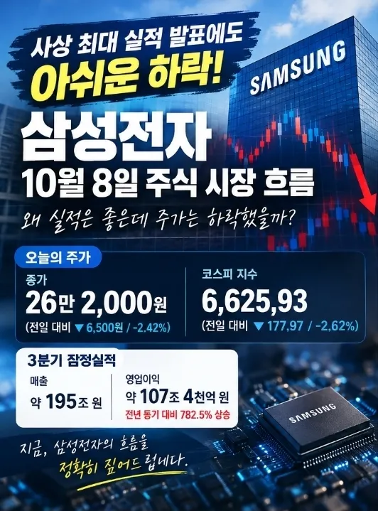 어제는 삼성전자 주가흐름 분석과 전망