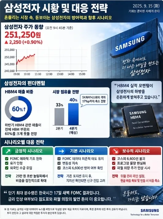 9월15일 삼성전자 매매 대응 전략 분석