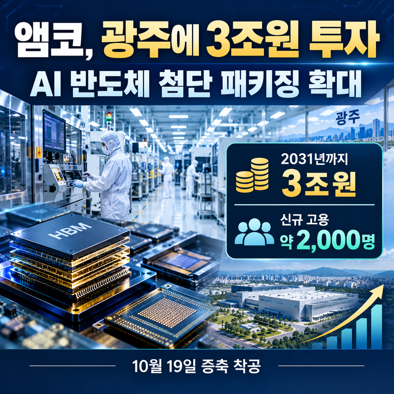 앰코코리아, 광주에 3조원 투자