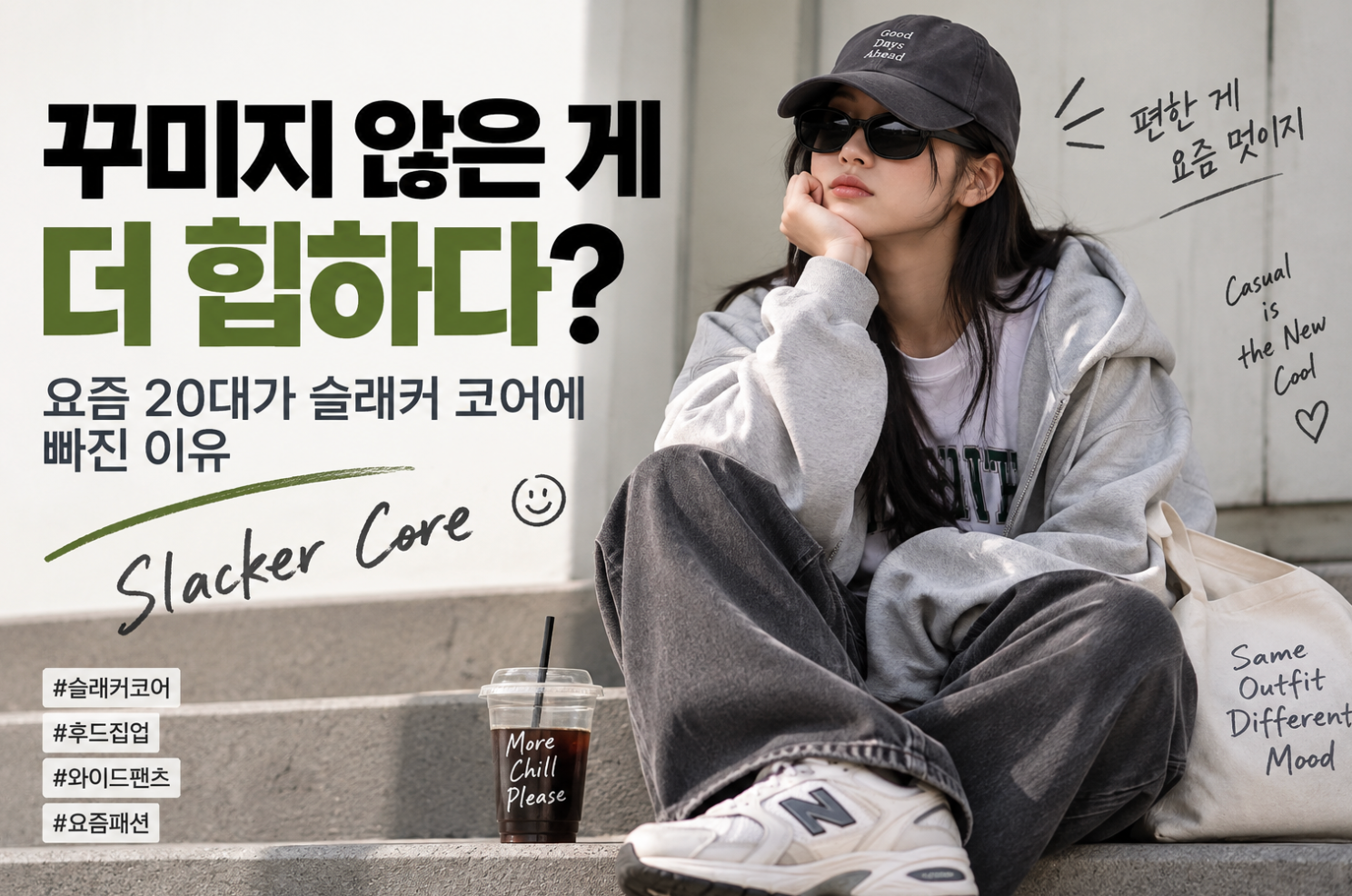 꾸미지 않은 게 더 힙하다? 요즘 20대가 슬래커 코어에 빠진 이유