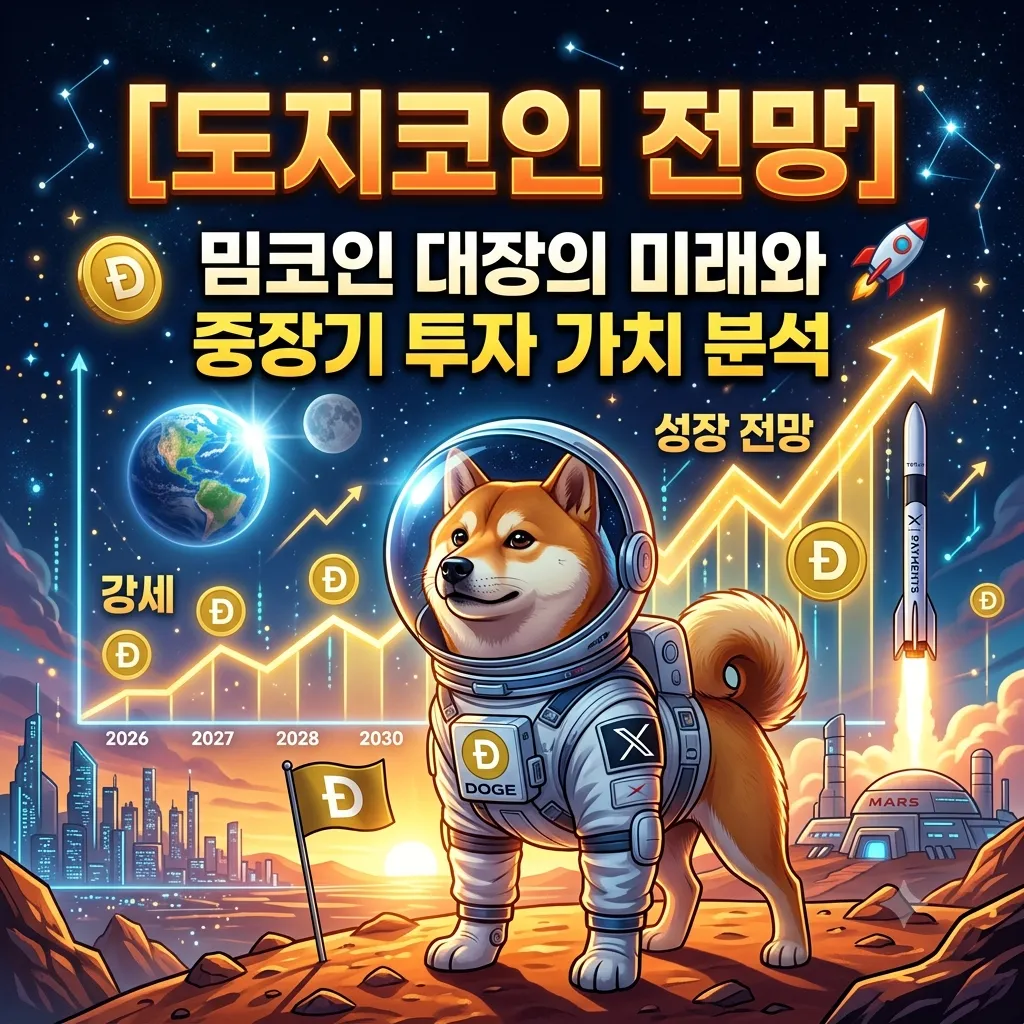 [도지코인(DOGE) 전망] 밈코인 대장의 현재 위치와 중장기 투자 가치 분석