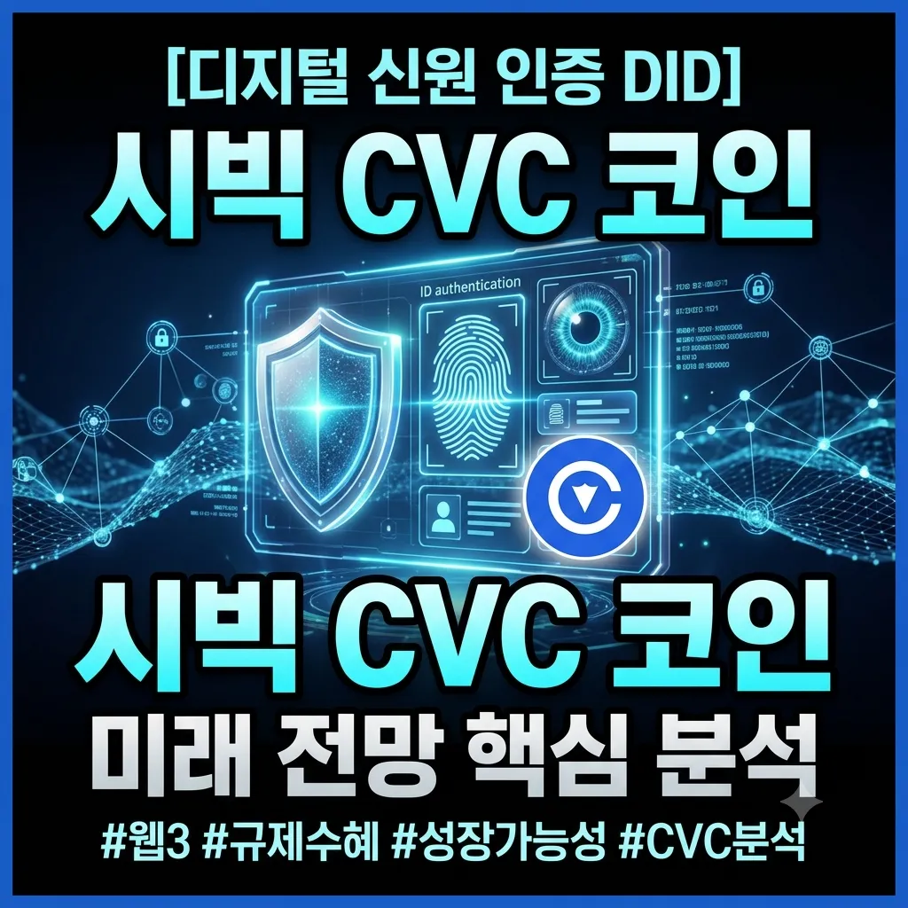 디지털 신원 인증(DID)의 미래: 시빅(Civic, CVC) 코인 전망 및 핵심 분석