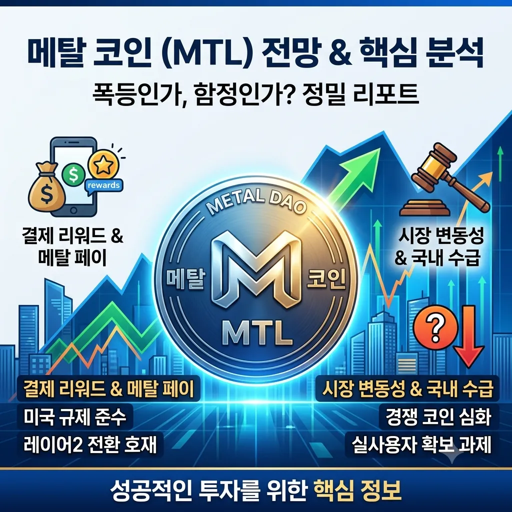 메탈 코인(Metal / MTL) 시장 전망 및 핵심 분석