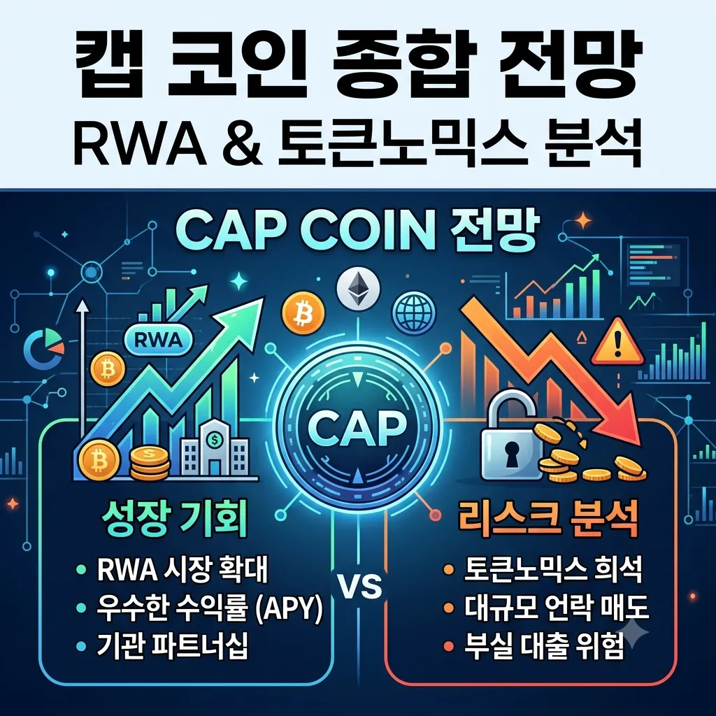[캡 코인(CAP) 종합 전망] 온체인 사모신용(RWA)의 기회와 토큰노믹스 리스크