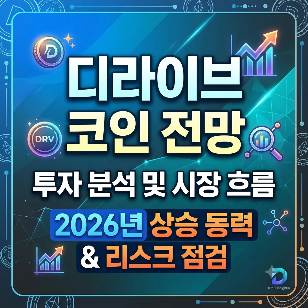 온체인 파생상품의 세대교체, 디라이브(Derive, DRV) 코인 전망과 투자 분석