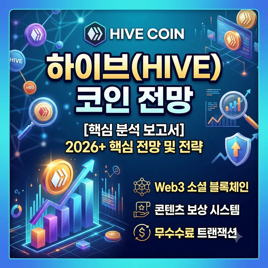 하이브(HIVE) 코인 전망 및 핵심 분석 리포트