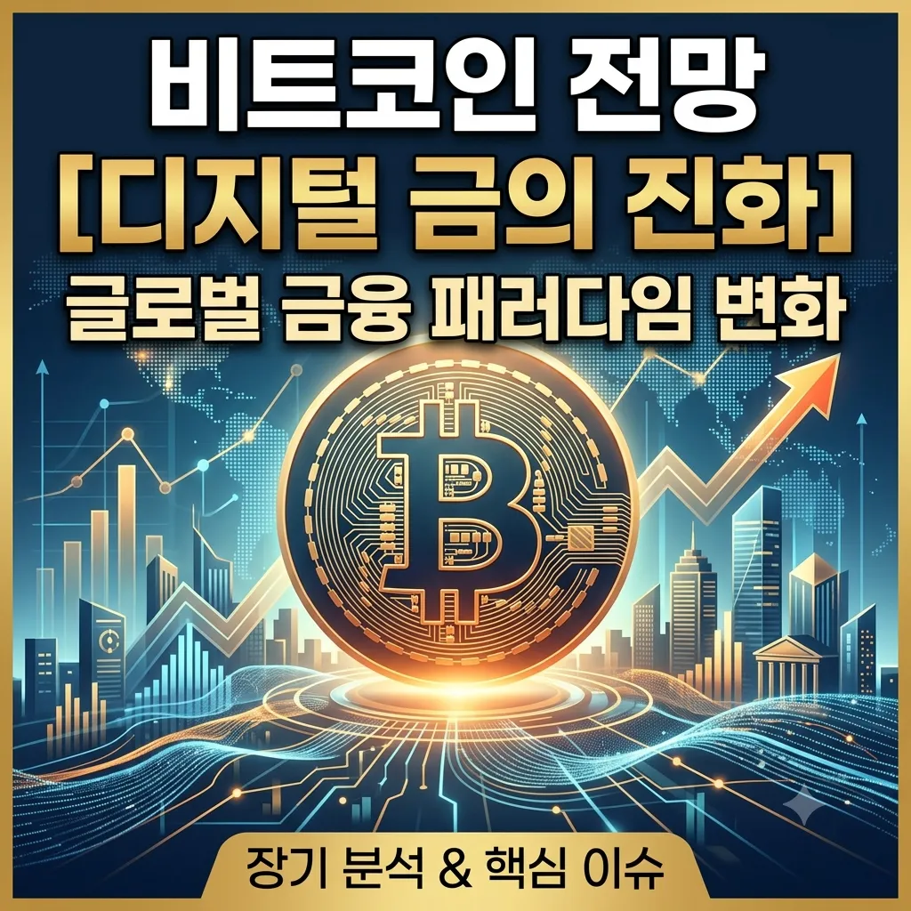 비트코인 전망: 디지털 금의 진화와 글로벌 금융의 패러다임 변화