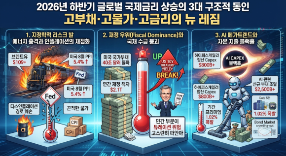 2026년 하반기 글로벌 국제금리 상승의 구조적 배경 분석