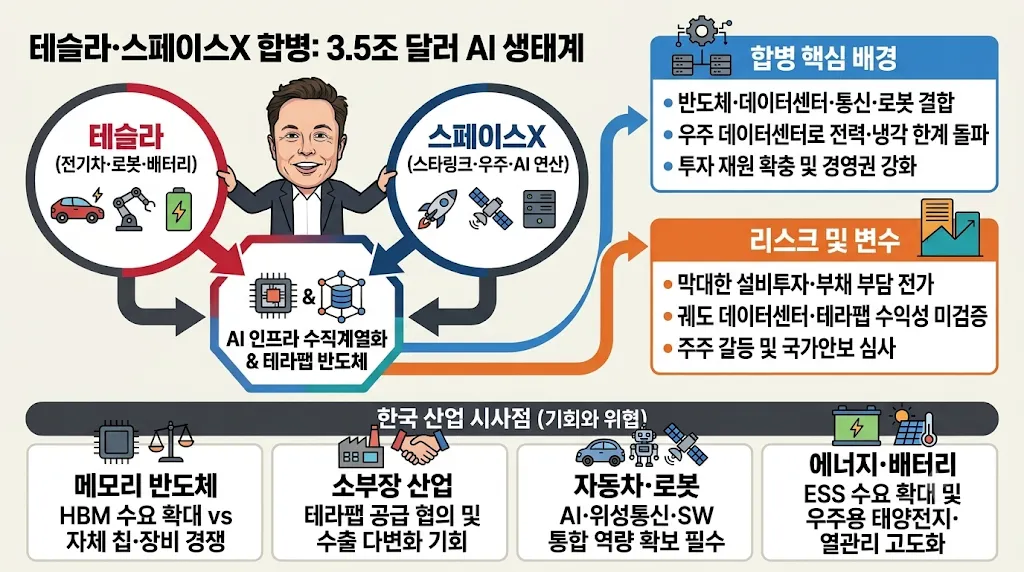 스페이스X와 테슬라 합병 분석과 영향
